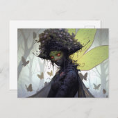 Dark Fairy Fantasy Art Postkarte (Vorne/Hinten)