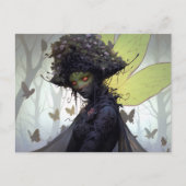 Dark Fairy Fantasy Art Postkarte (Vorderseite)