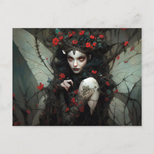 Dark Fairy Fantasy Art Postkarte