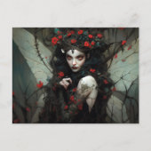 Dark Fairy Fantasy Art Postkarte (Vorderseite)