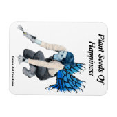 Dark Fairy Garden Fantasy Foto Magnet (Horizontal)