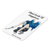 Dark Fairy Garden Fantasy Foto Magnet (Linke Seite)