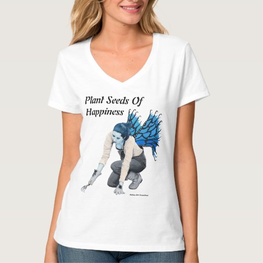 Dark Fairy Garden Gardener Fantasy Art Shirts (Vorderseite)