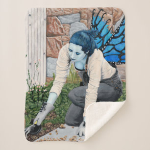 Dark Fairy Garden Gardener Fantasy Fantastische Be Sherpadecke