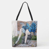Dark Fairy Garden Gardener Fantasy Graphic Tasche (Rückseite)