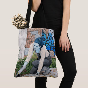 Dark Fairy Garden Gardener Fantasy Graphic Tasche