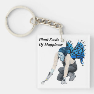Dark Fairy Gardener Fantasy Art Acrylic Schlüssela Schlüsselanhänger