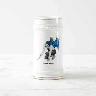Dark Fairy Gardener Fantasy Art Beer Stein Bierglas