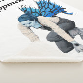 Dark Fairy Gardener Fantasy Art Sherpa Blanket Sherpadecke (3/4)