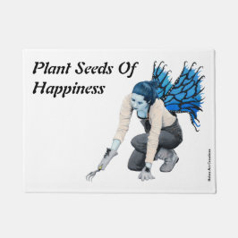Dark Fairy Gardener Gärtner Fantasy Art Door Mat Fußmatte