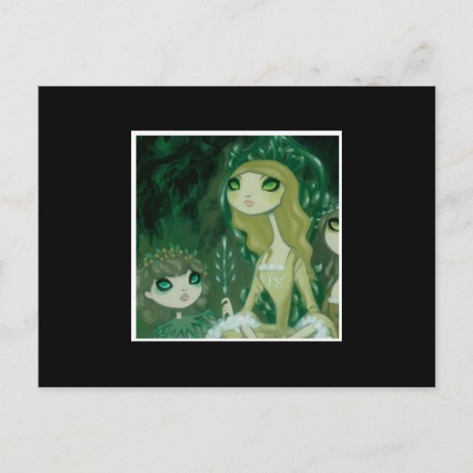Dark Fairy Tale Character 15 Postkarte (Vorderseite)