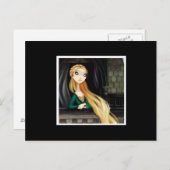 Dark Fairy Tale Character 2 - Rapunzel Postkarte (Vorne/Hinten)