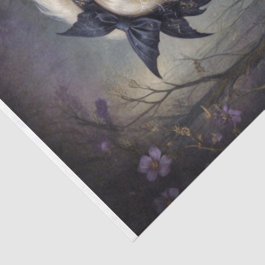 Dark Fairytale Girl Decoupage Seidenpapier (Detail)