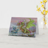 Dark Fantasy Art Card Karte (Gelbe Blume)