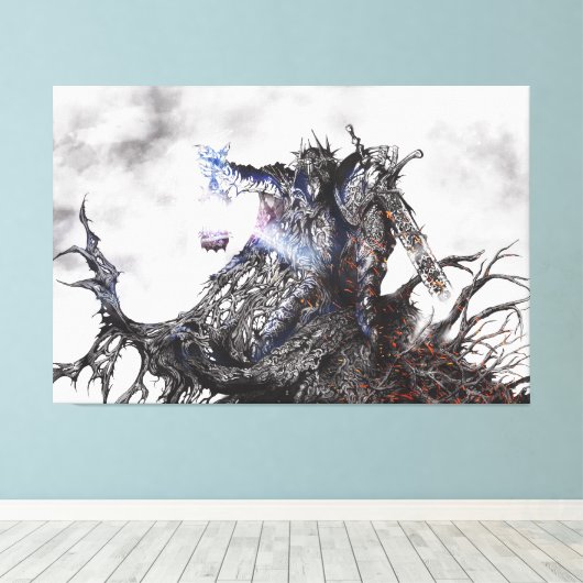 Dark fantasy art  leinwanddruck (Insitu (Holzboden))