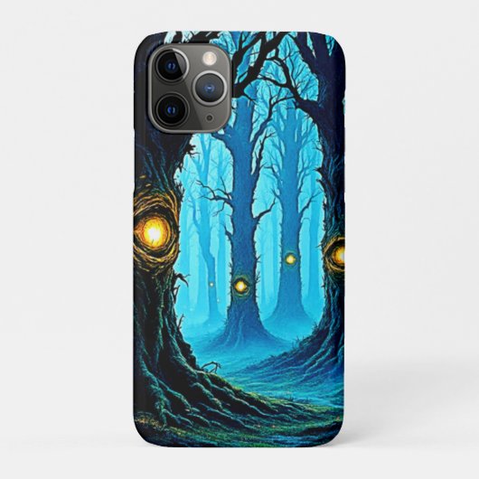 Dark Fantasy Eyeball Forest Design Case-Mate iPhone Hülle (Rückseite)