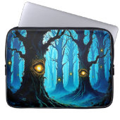 Dark Fantasy Eyeball Forest Design Laptopschutzhülle (Vorderseite)