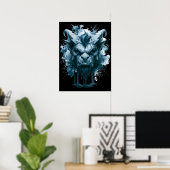 Dark Fantasy Gargoyle Poster (Heimbüro)