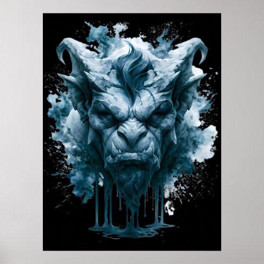 Dark Fantasy Gargoyle Poster (Vorne)