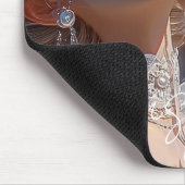 Dark fantasy girl / Aesthetic Mousepad (Ecke)
