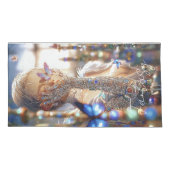 Dark Fantasy Girl - Downtown Aesthetic Kissenbezug (Rückseite)