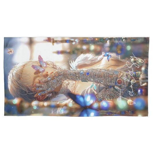 Dark Fantasy Girl - Downtown Aesthetic Kissenbezug (Vorderseite)