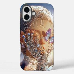 Dark Fantasy Girl - Opal Art Ästhetik iPhone 16 Plus Hülle