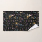 Dark Fantasy Gnome und Mushroom Pattern Badhandtuch Set (Handtuch)