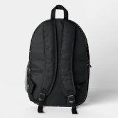 Dark Fantasy Gnome und Mushroom Pattern Bedruckter Rucksack (Rückseite)