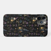Dark Fantasy Gnome und Mushroom Pattern Case-Mate iPhone Hülle (Rückseite (Horizontal))
