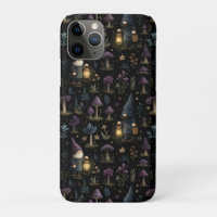 Dark Fantasy Gnome und Mushroom Pattern