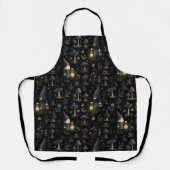 Dark Fantasy Gnome und Mushroom Pattern Schürze (Vorderseite)