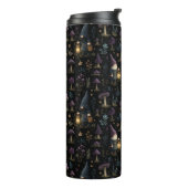 Dark Fantasy Gnome und Mushroom Pattern Thermosbecher (Nach links gedreht)