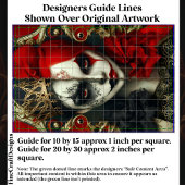 Dark Fantasy Gotheen Königin Art DA4L Decoupage Seidenpapier