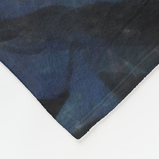 Dark Fantasy Gothic Violinist in Moonlit Garden Fleecedecke (Ecke)