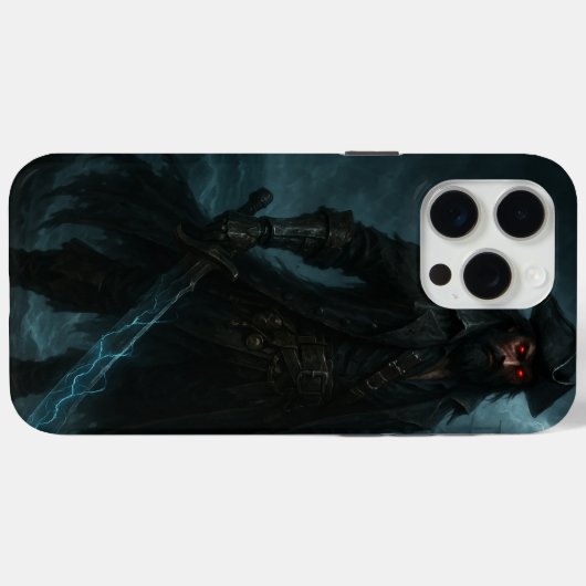 Dark Fantasy Pirate iPhone 15 Pro Max Case (Rückseite (Horizontal))