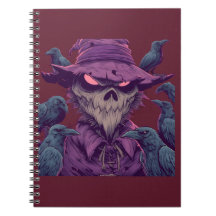 Dark Fantasy Raben-Notizbuch
