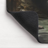 Dark Fantasy River Höhle Mousepad (Ecke)