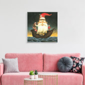 Dark Fantasy Santa Pirate Leinwand Art (Insitu (Wohnzimmer))