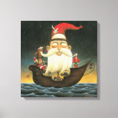 Dark Fantasy Santa Pirate Leinwand Art (Vorderseite)