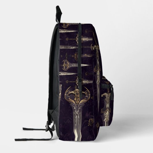 Dark Fantasy Swords Bedruckter Rucksack (Links)