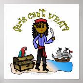 Dark Female Pirate Poster (Vorne)