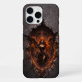 Dark Fire Angel iPhone 16 Pro Max Case Hülle (Rückseite)