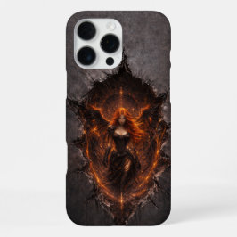 Dark Fire Angel iPhone 16 Pro Max Case Hülle