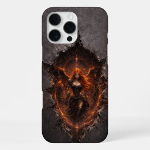 Dark Fire Angel iPhone 16 Pro Max Case Hülle
