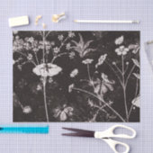 Dark Floral Artwork Seidenpapier (Handwerk)