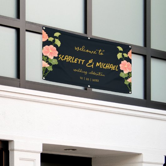 Dark Floral Banner (Äußeres Gebäude)