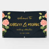 Dark Floral Banner (Horizontal)