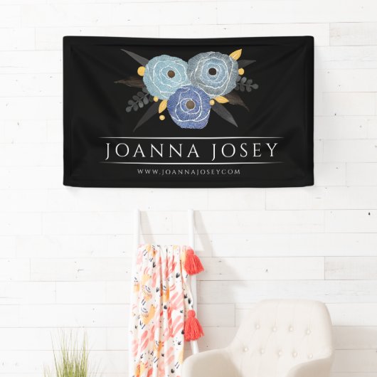 Dark Floral Bouquet Werbebanner Banner (Insitu)