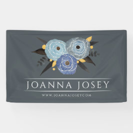 Dark Floral Bouquet Werbebanner Banner